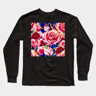 Rose Vintage Art Long Sleeve T-Shirt